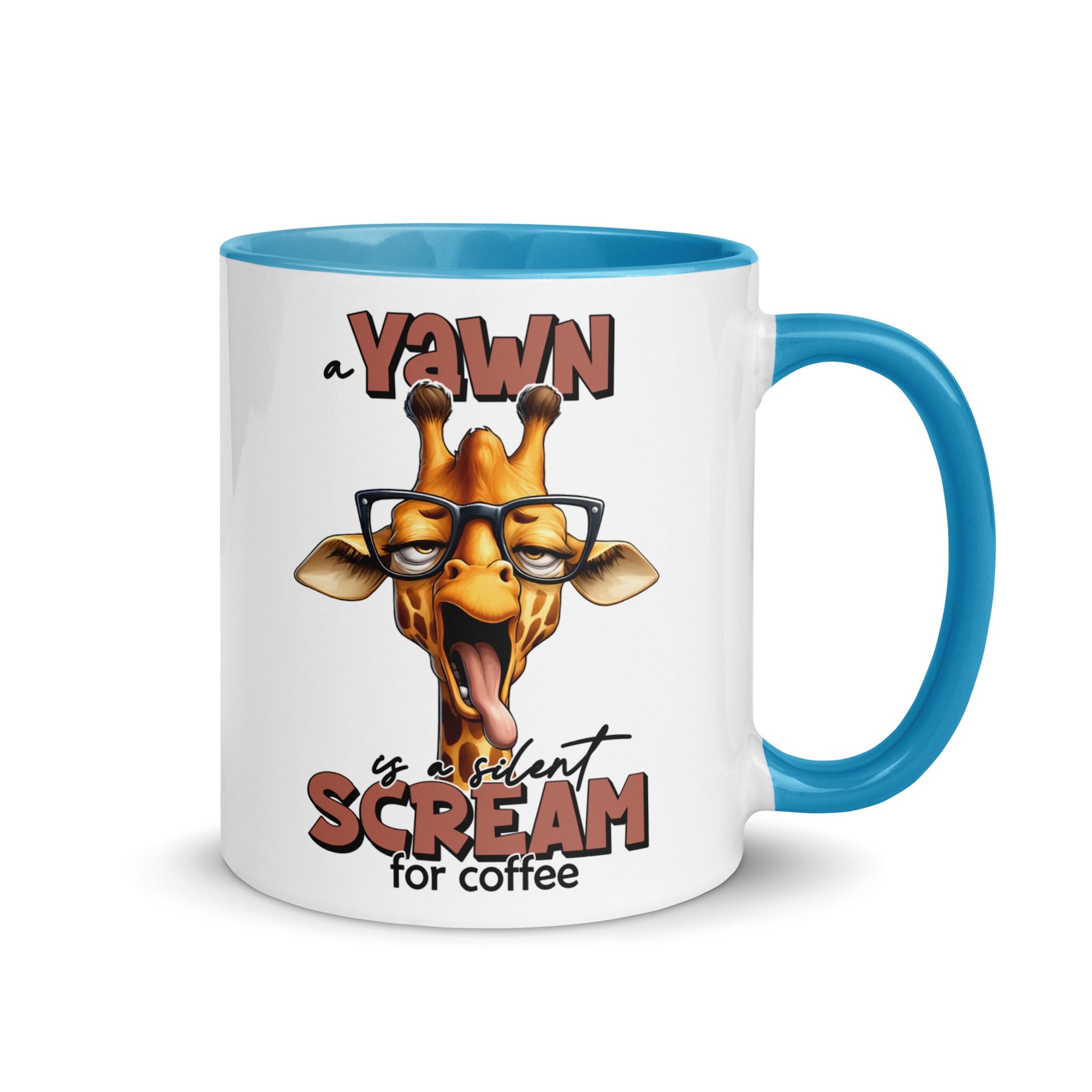 Yawn is a Silent Scream for Coffee Mug-Phoenix Styles