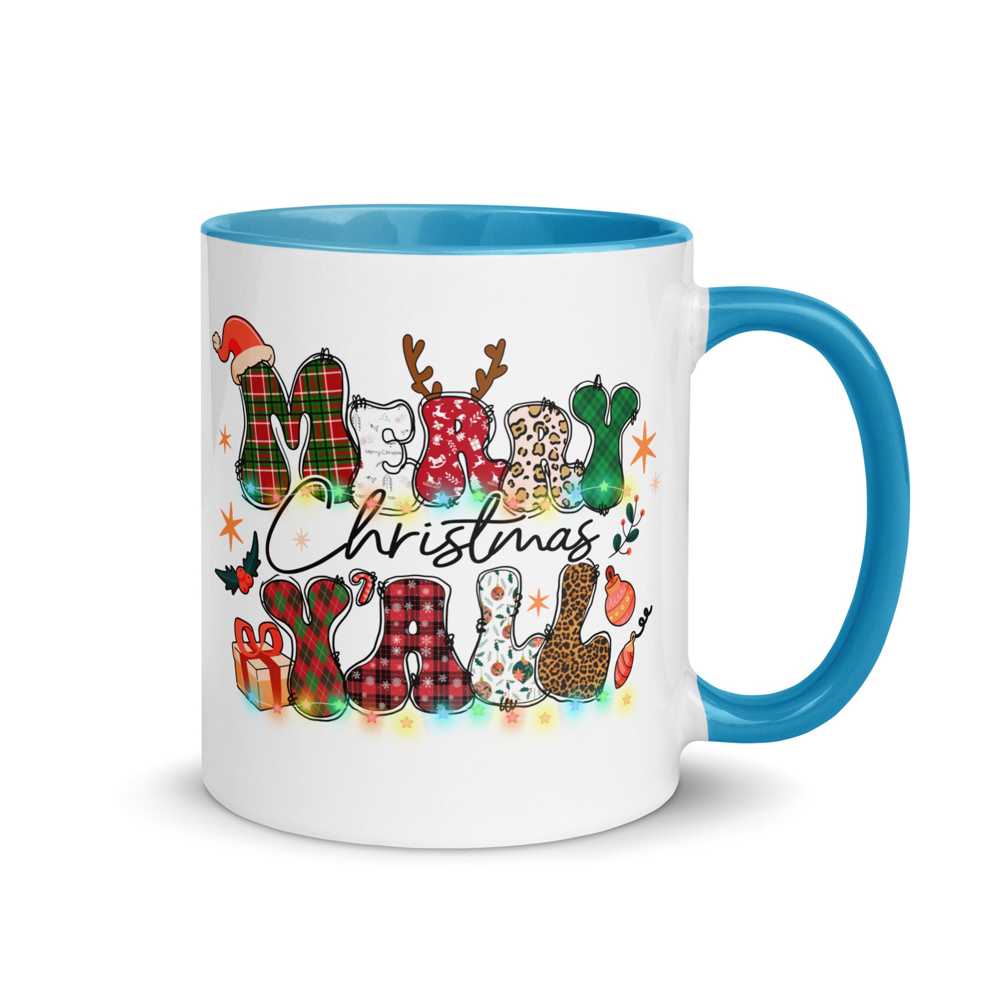 Merry Christmas Yall Mug with Color Inside-Phoenix Styles