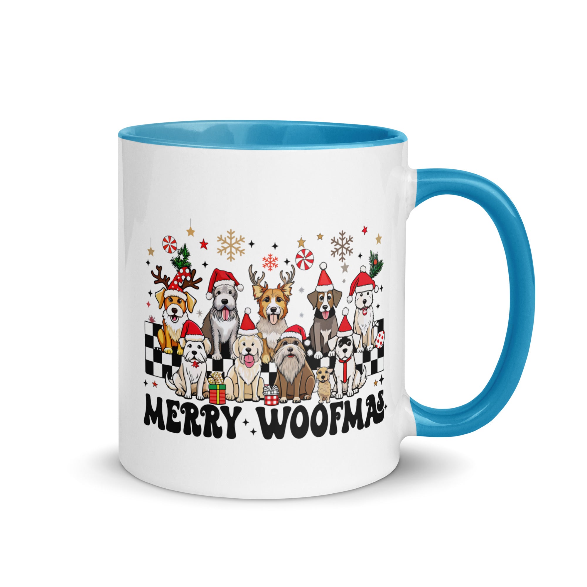 Merry Woofmas Mug with Color Inside-Phoenix Styles