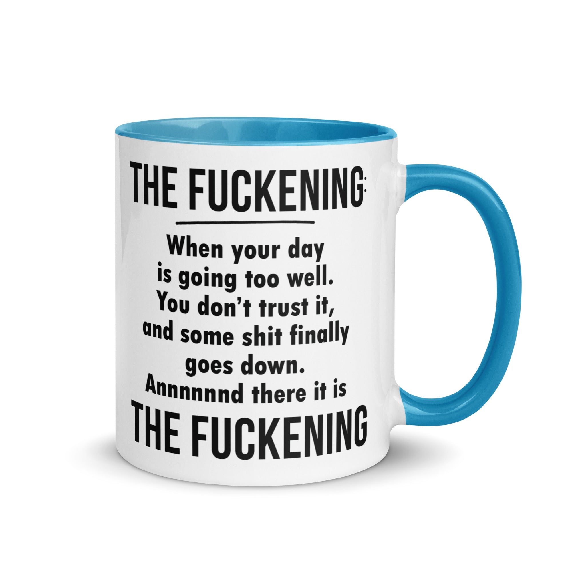 FUCKENING Mug with Color Inside-Phoenix Styles