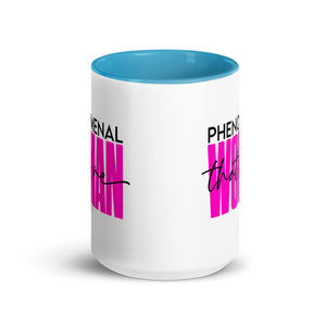 Phenomenal Woman Mug with Color Inside-Phoenix Styles