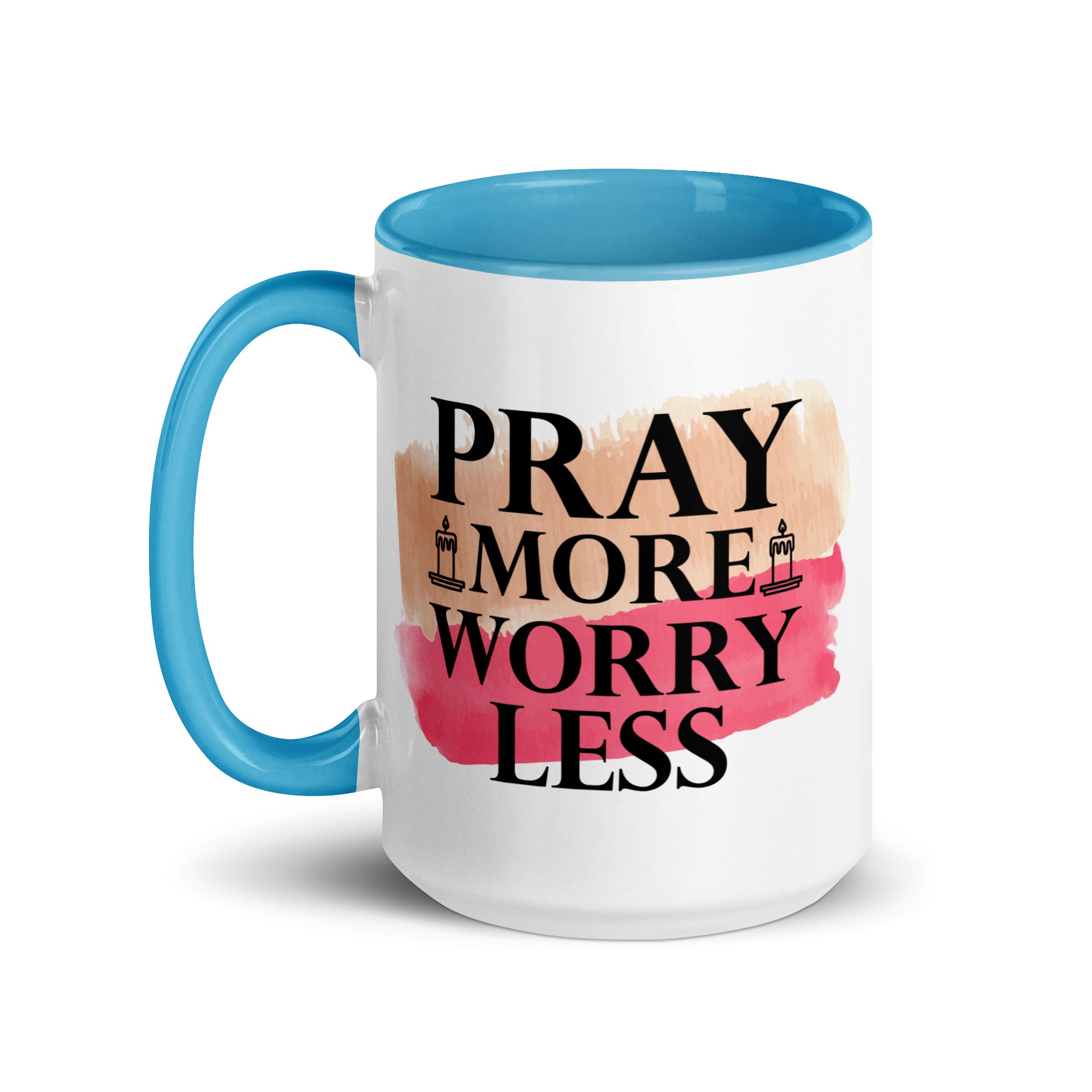 Pray More Worry Less Mug-Phoenix Styles