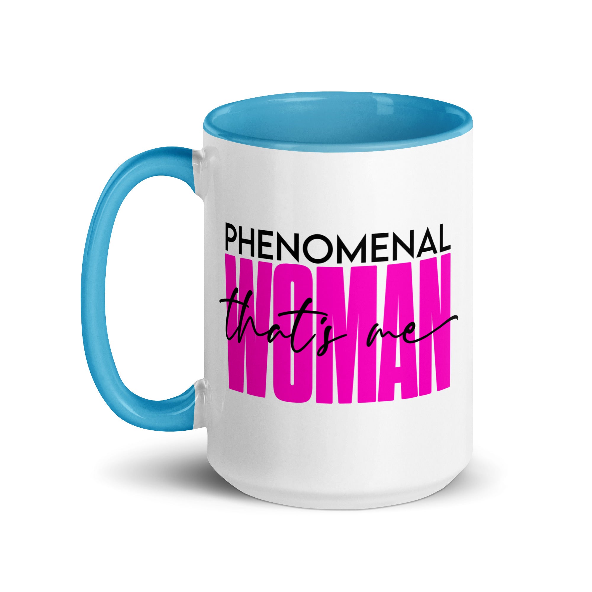 Phenomenal Woman Mug with Color Inside-Phoenix Styles