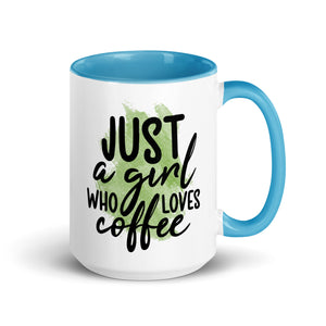 Just A Girl Who Loves Coffee Mug-Phoenix Styles