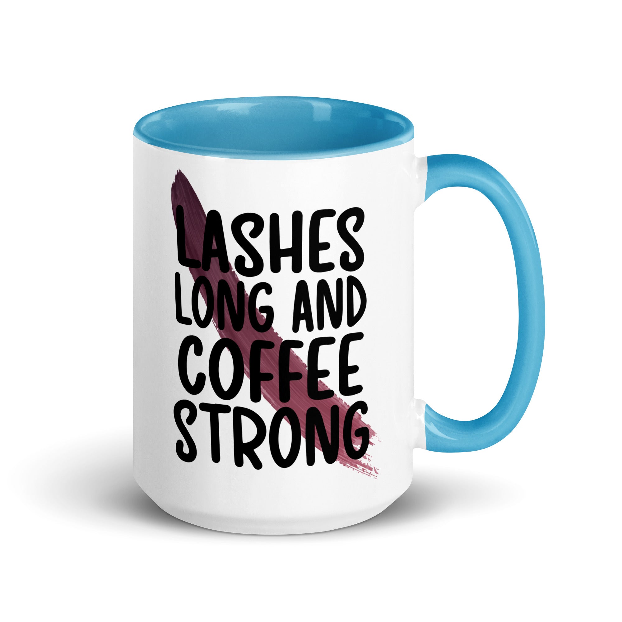 Lashes Long and Coffee Strong Mug-Phoenix Styles