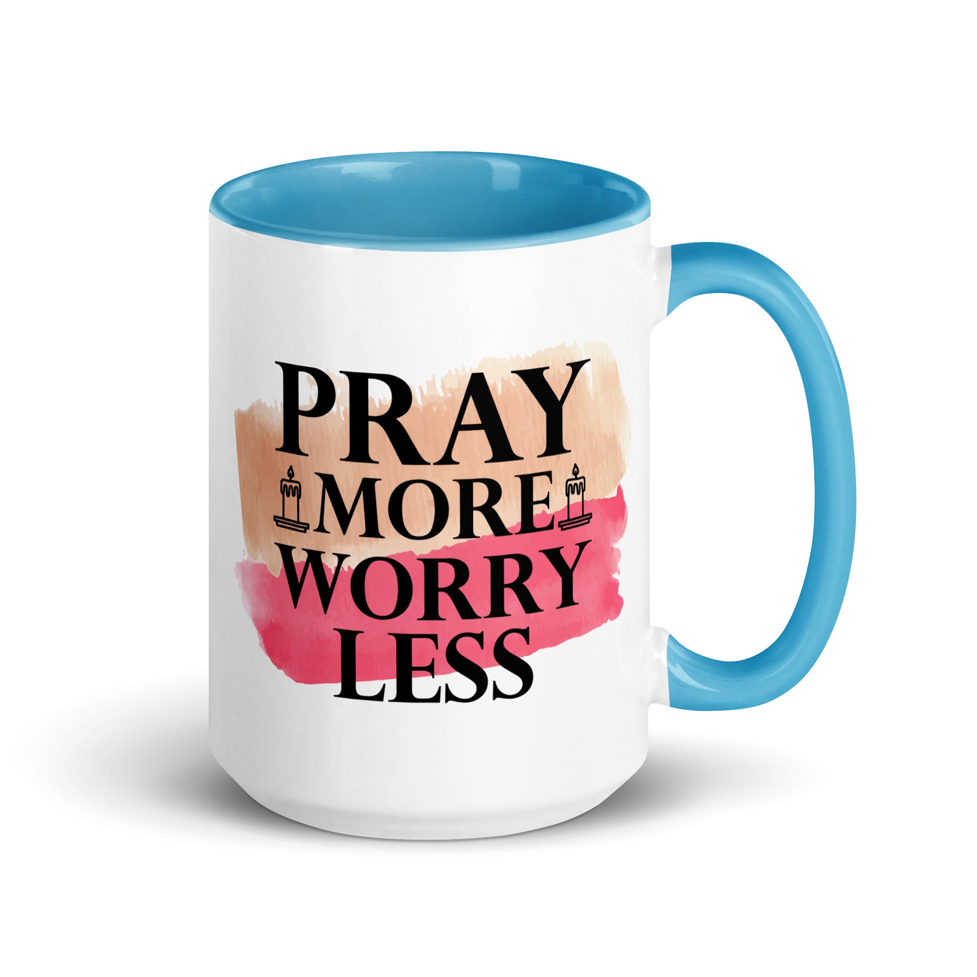 Pray More Worry Less Mug-Phoenix Styles