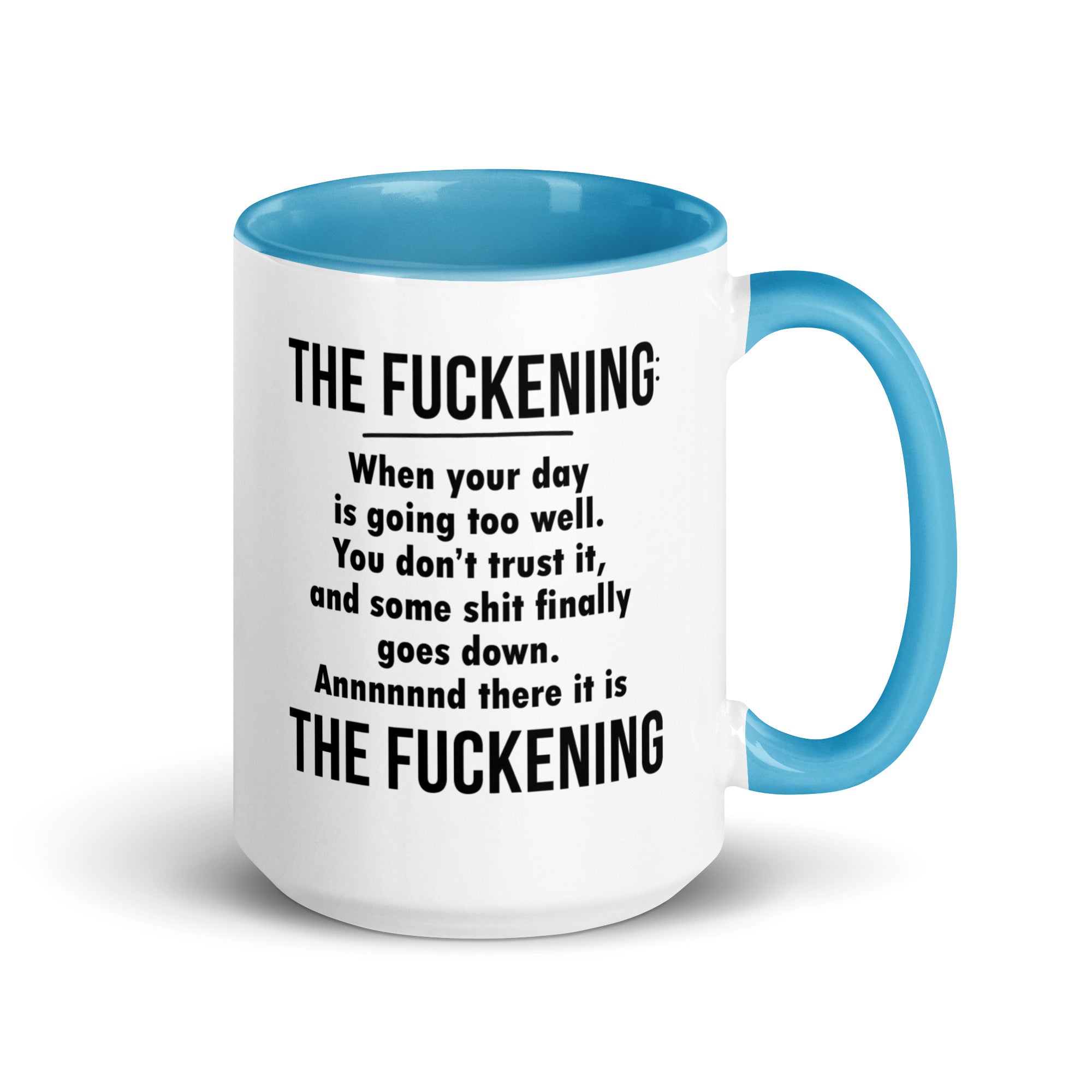 FUCKENING Mug with Color Inside-Phoenix Styles