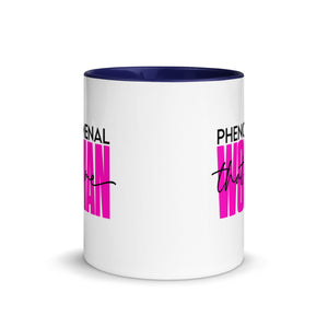 Phenomenal Woman Mug with Color Inside-Phoenix Styles