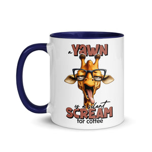 Yawn is a Silent Scream for Coffee Mug-Phoenix Styles