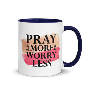 Pray More Worry Less Mug-Phoenix Styles