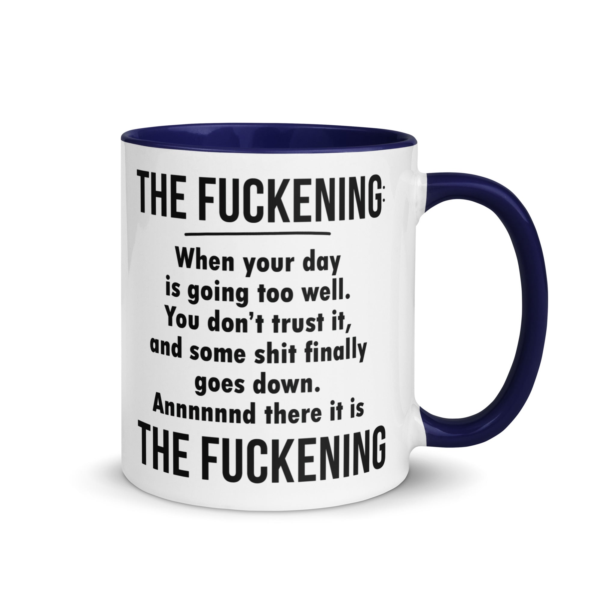 FUCKENING Mug with Color Inside-Phoenix Styles