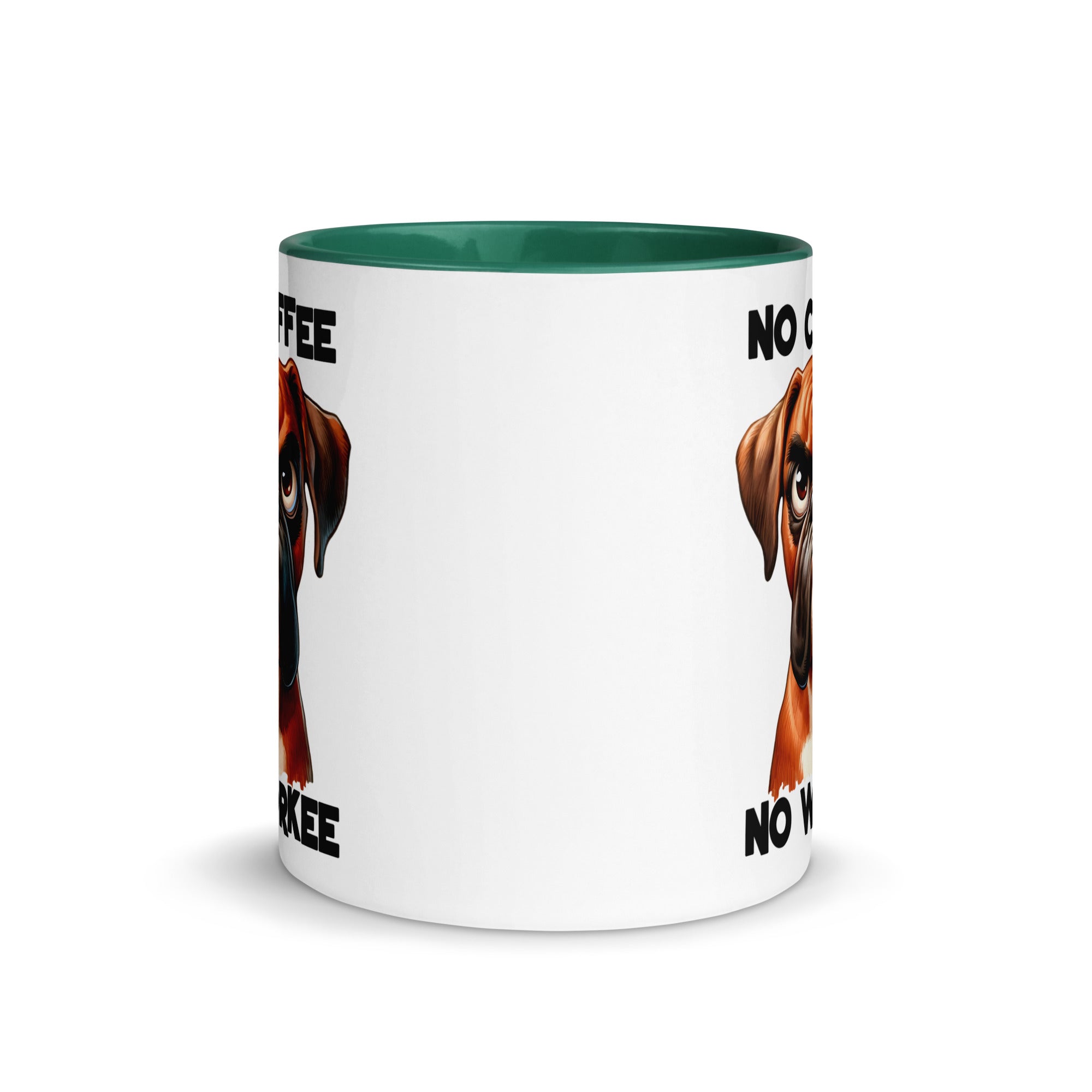 No Coffee No Workee- Bull Dog Mug-Phoenix Styles