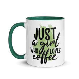 Just A Girl Who Loves Coffee Mug-Phoenix Styles