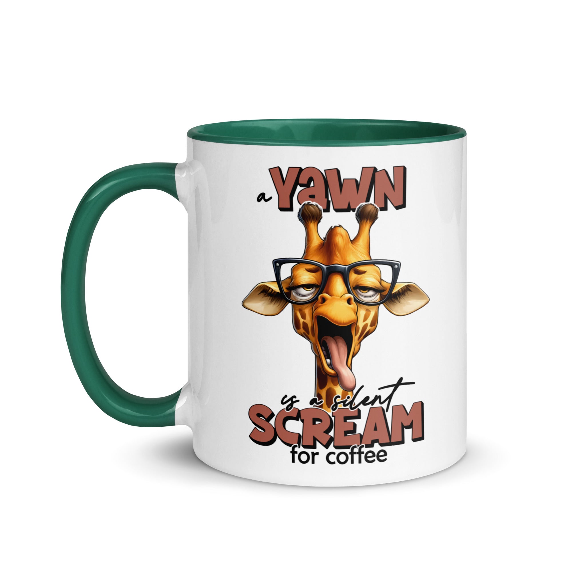 Yawn is a Silent Scream for Coffee Mug-Phoenix Styles