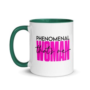 Phenomenal Woman Mug with Color Inside-Phoenix Styles