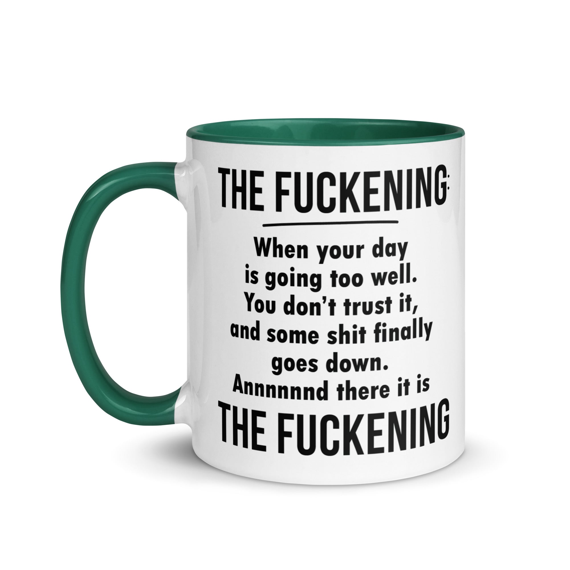 FUCKENING Mug with Color Inside-Phoenix Styles