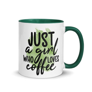 Just A Girl Who Loves Coffee Mug-Phoenix Styles