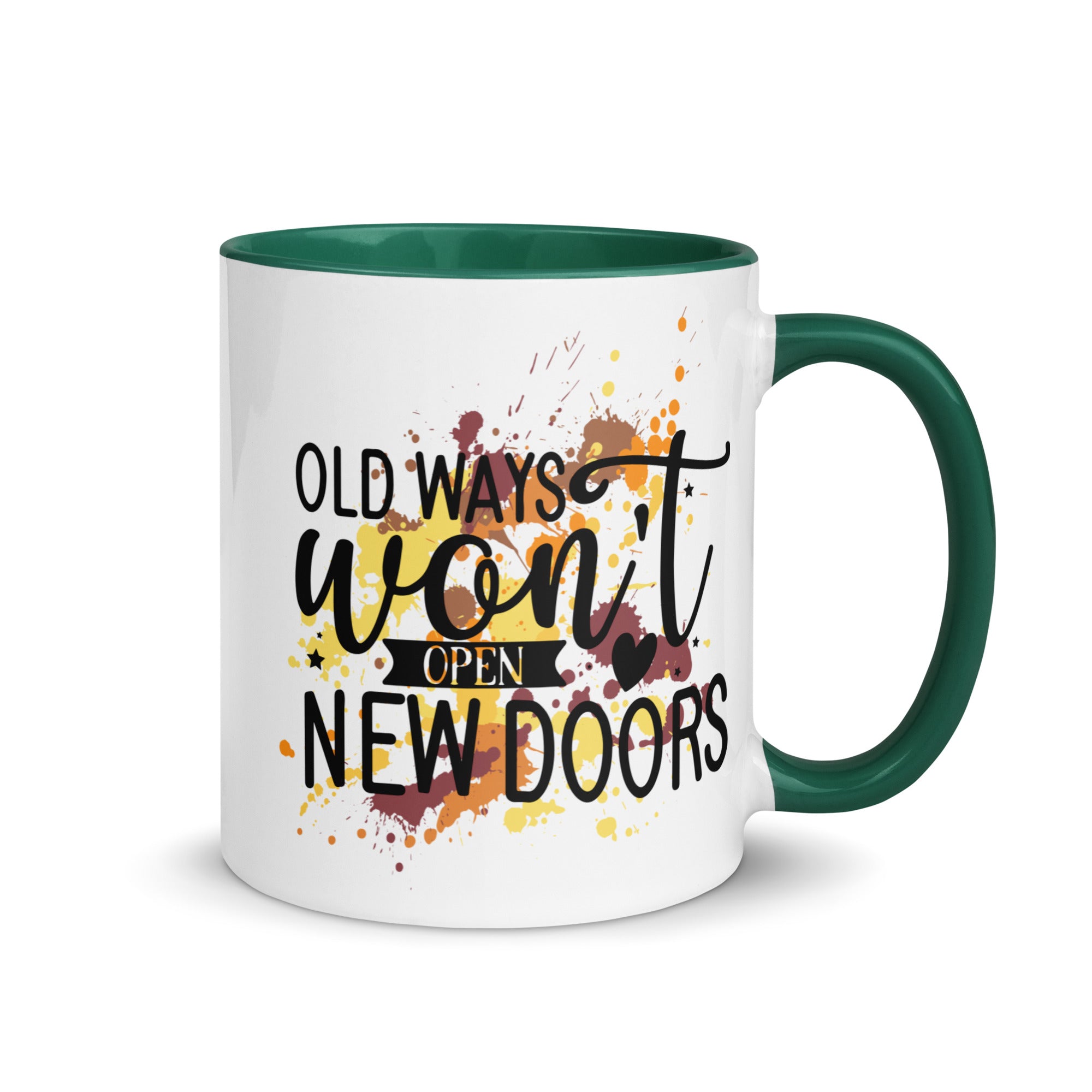 Old Ways Wont Open New Doors Mug-Phoenix Styles