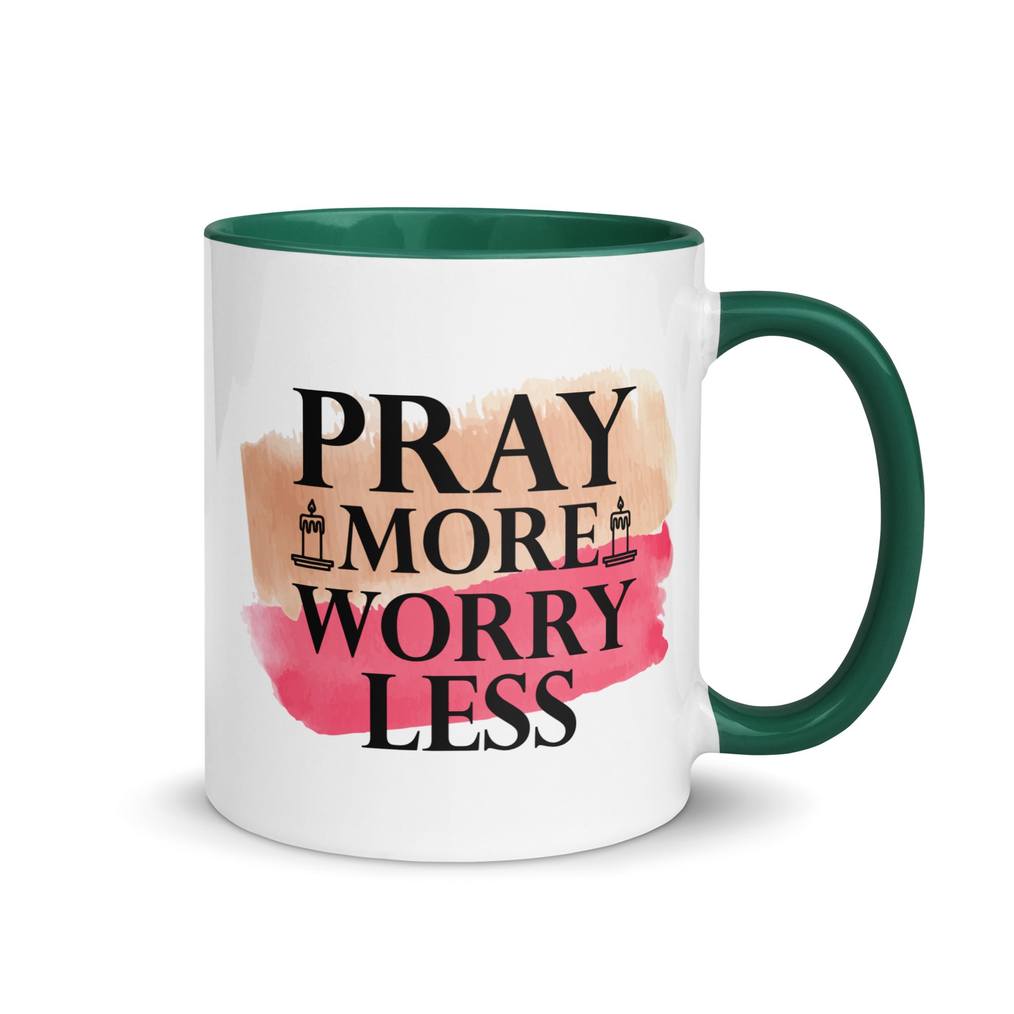 Pray More Worry Less Mug-Phoenix Styles