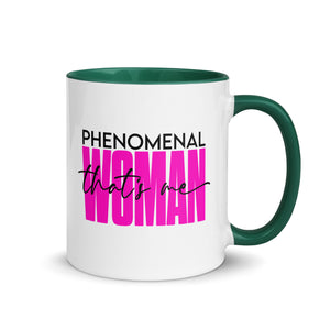 Phenomenal Woman Mug with Color Inside-Phoenix Styles