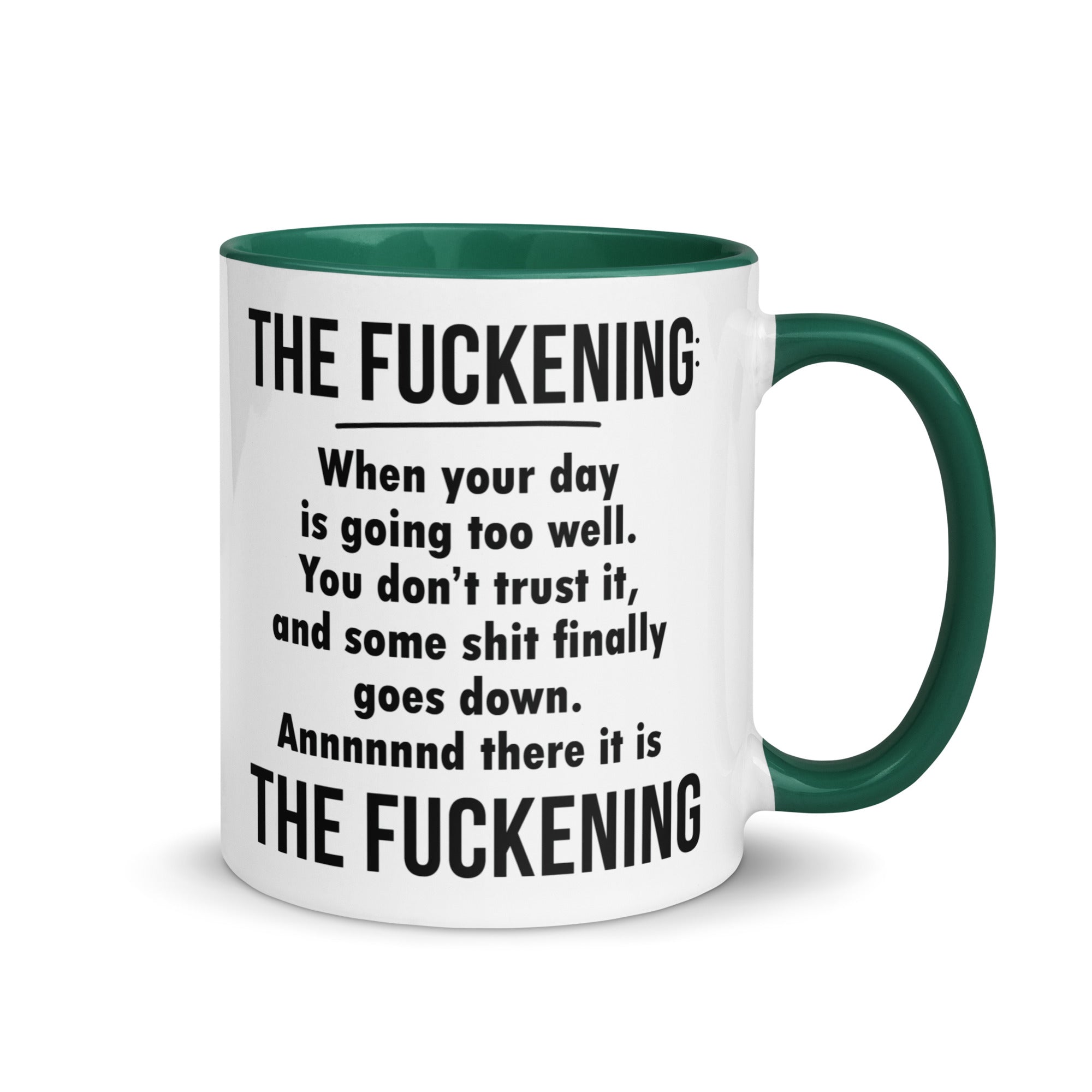 FUCKENING Mug with Color Inside-Phoenix Styles