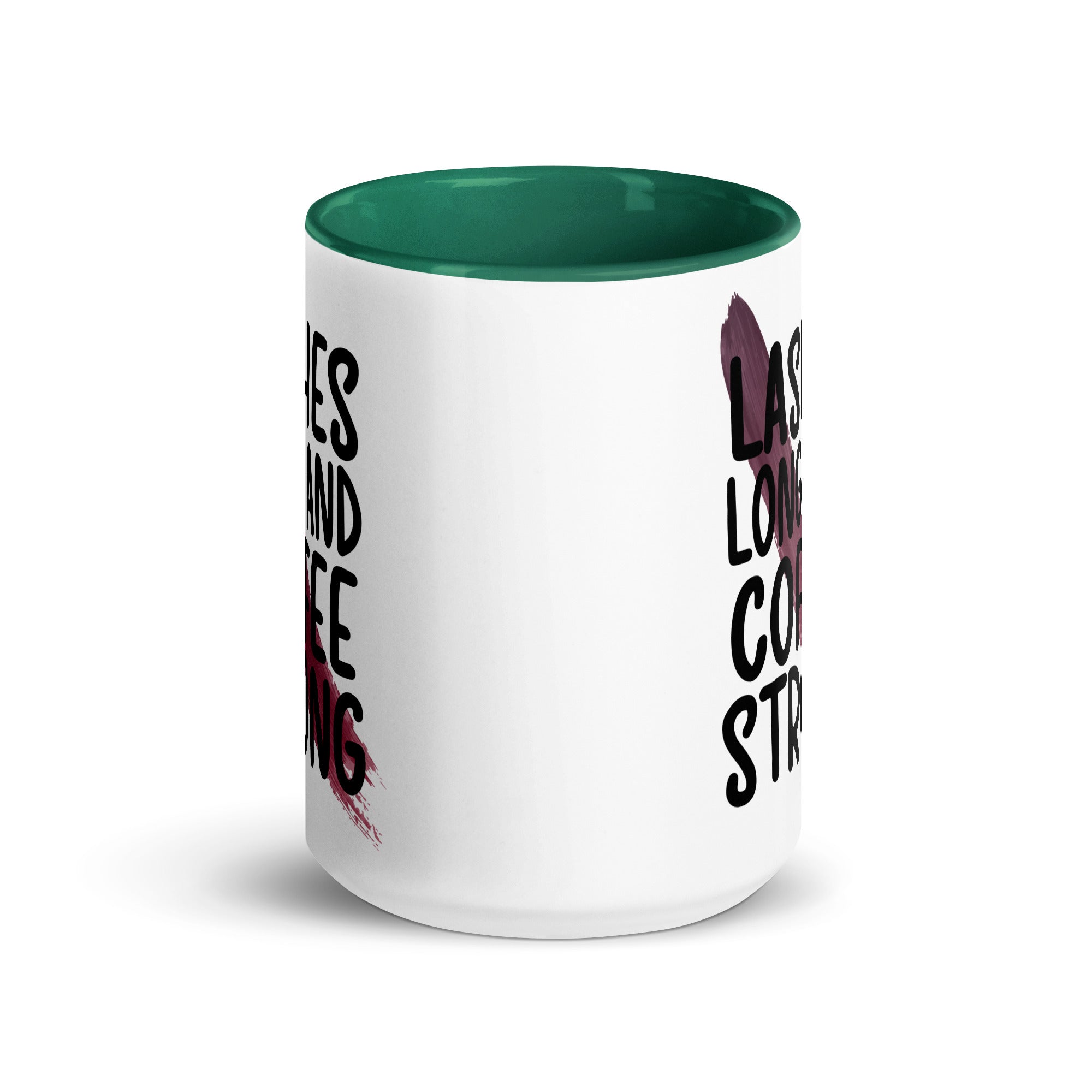 Lashes Long and Coffee Strong Mug-Phoenix Styles