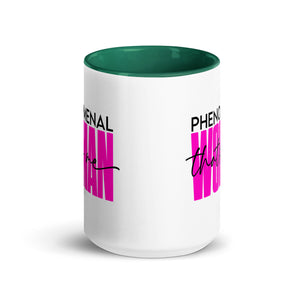 Phenomenal Woman Mug with Color Inside-Phoenix Styles