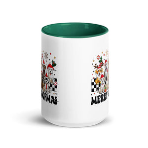 Merry Woofmas Mug with Color Inside-Phoenix Styles