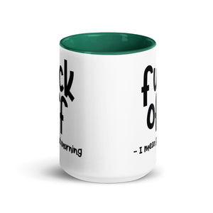 Fuck Off Mug with Color Inside-Phoenix Styles