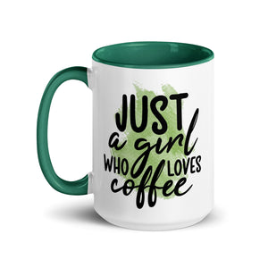 Just A Girl Who Loves Coffee Mug-Phoenix Styles