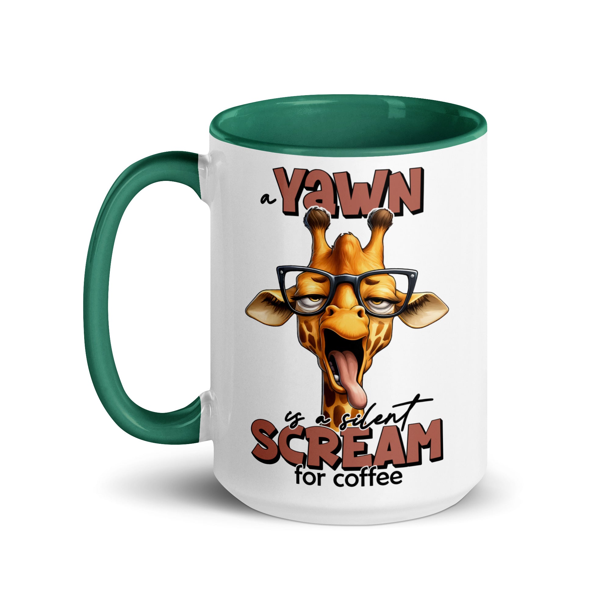 Yawn is a Silent Scream for Coffee Mug-Phoenix Styles