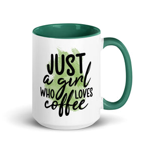 Just A Girl Who Loves Coffee Mug-Phoenix Styles