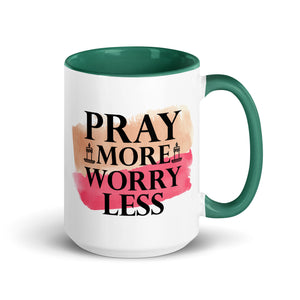 Pray More Worry Less Mug-Phoenix Styles