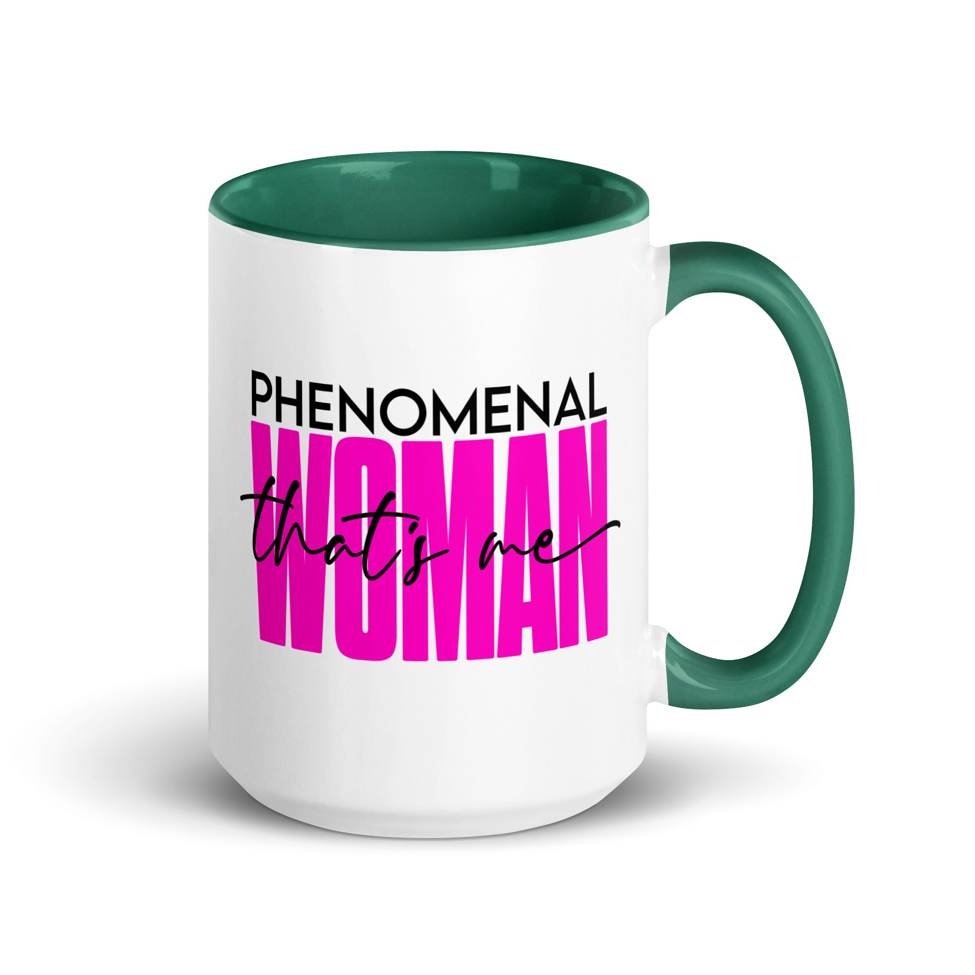 Phenomenal Woman Mug with Color Inside-Phoenix Styles