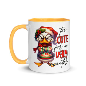 Too Cute For An Ugly Sweater Mug-Phoenix Styles