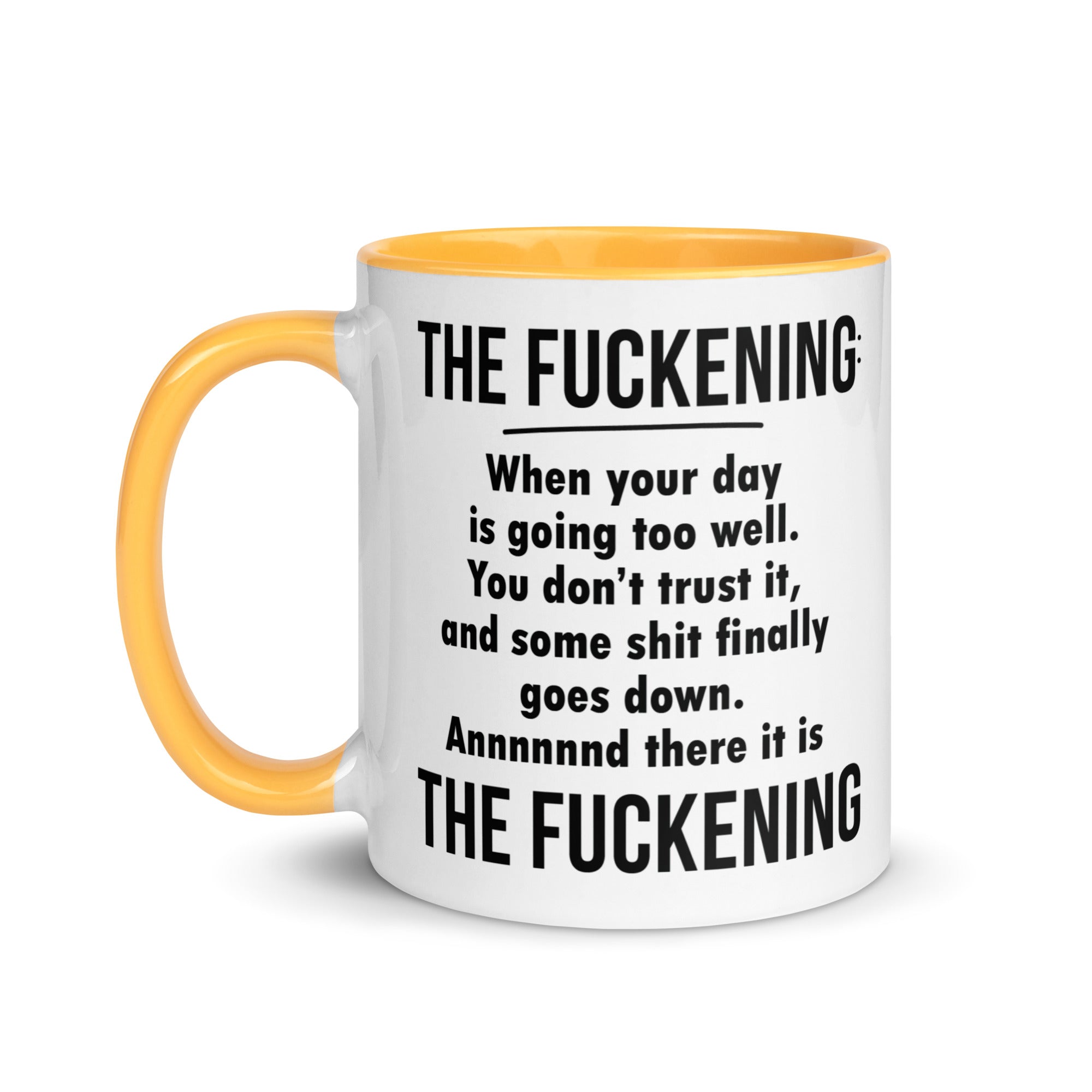 FUCKENING Mug with Color Inside-Phoenix Styles