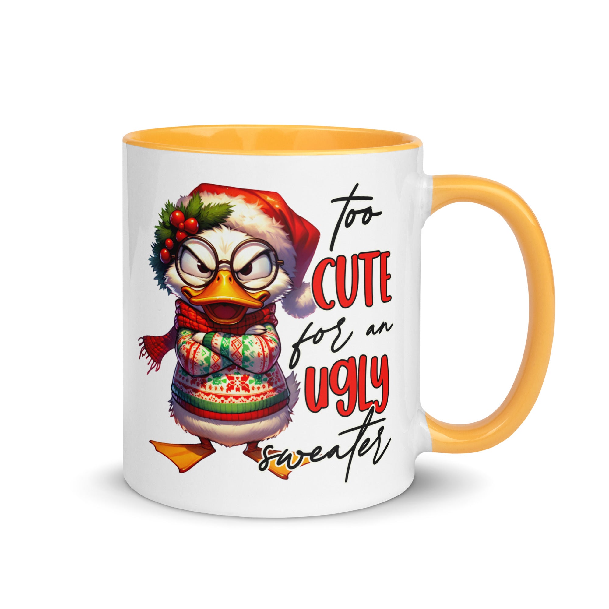 Too Cute For An Ugly Sweater Mug-Phoenix Styles