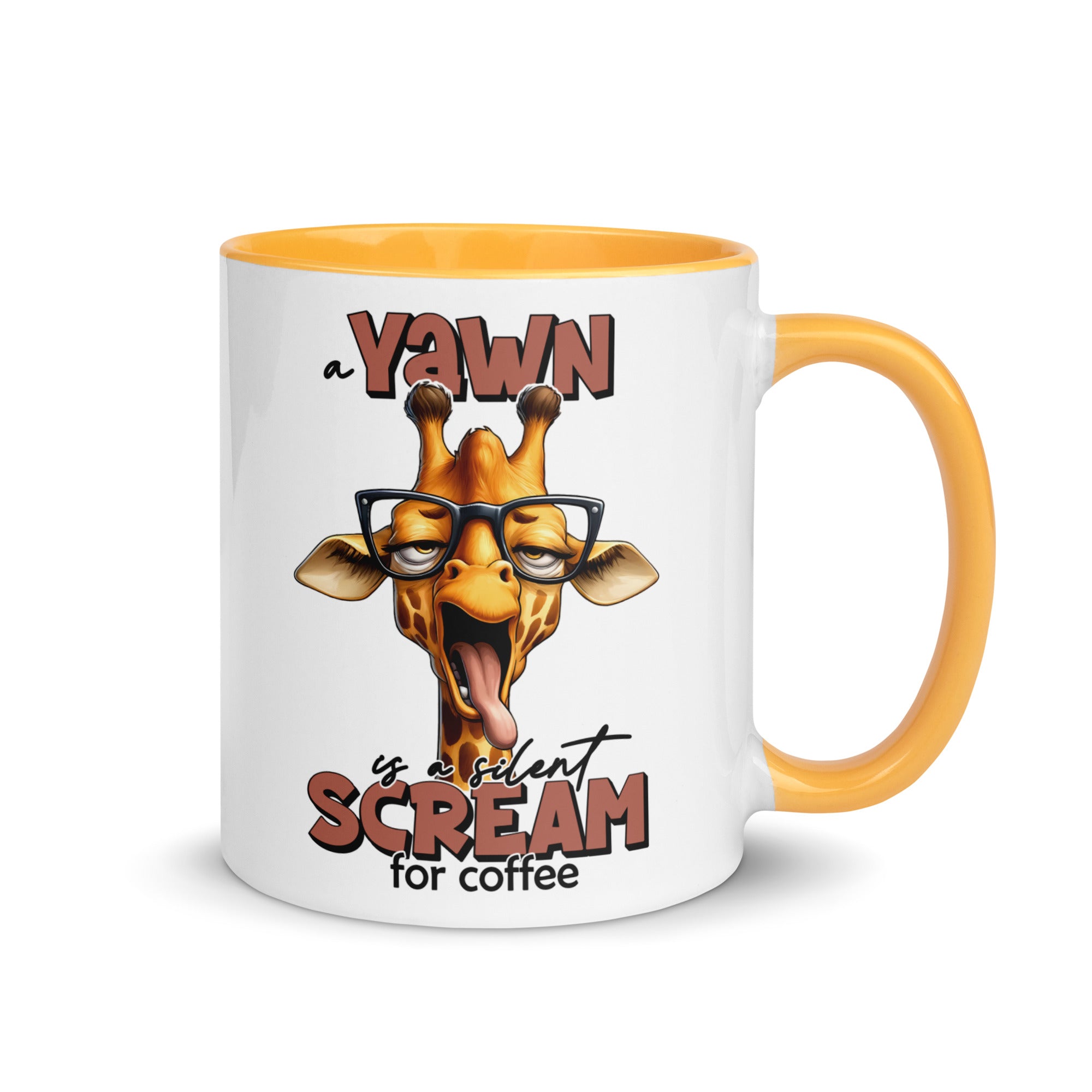 Yawn is a Silent Scream for Coffee Mug-Phoenix Styles