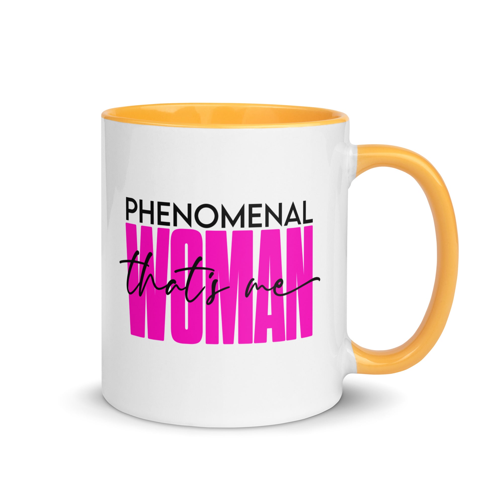 Phenomenal Woman Mug with Color Inside-Phoenix Styles