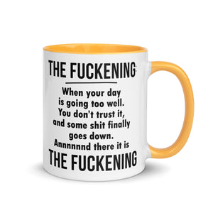 FUCKENING Mug with Color Inside-Phoenix Styles