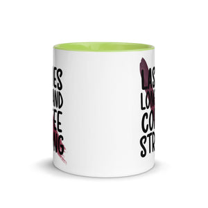 Lashes Long and Coffee Strong Mug-Phoenix Styles