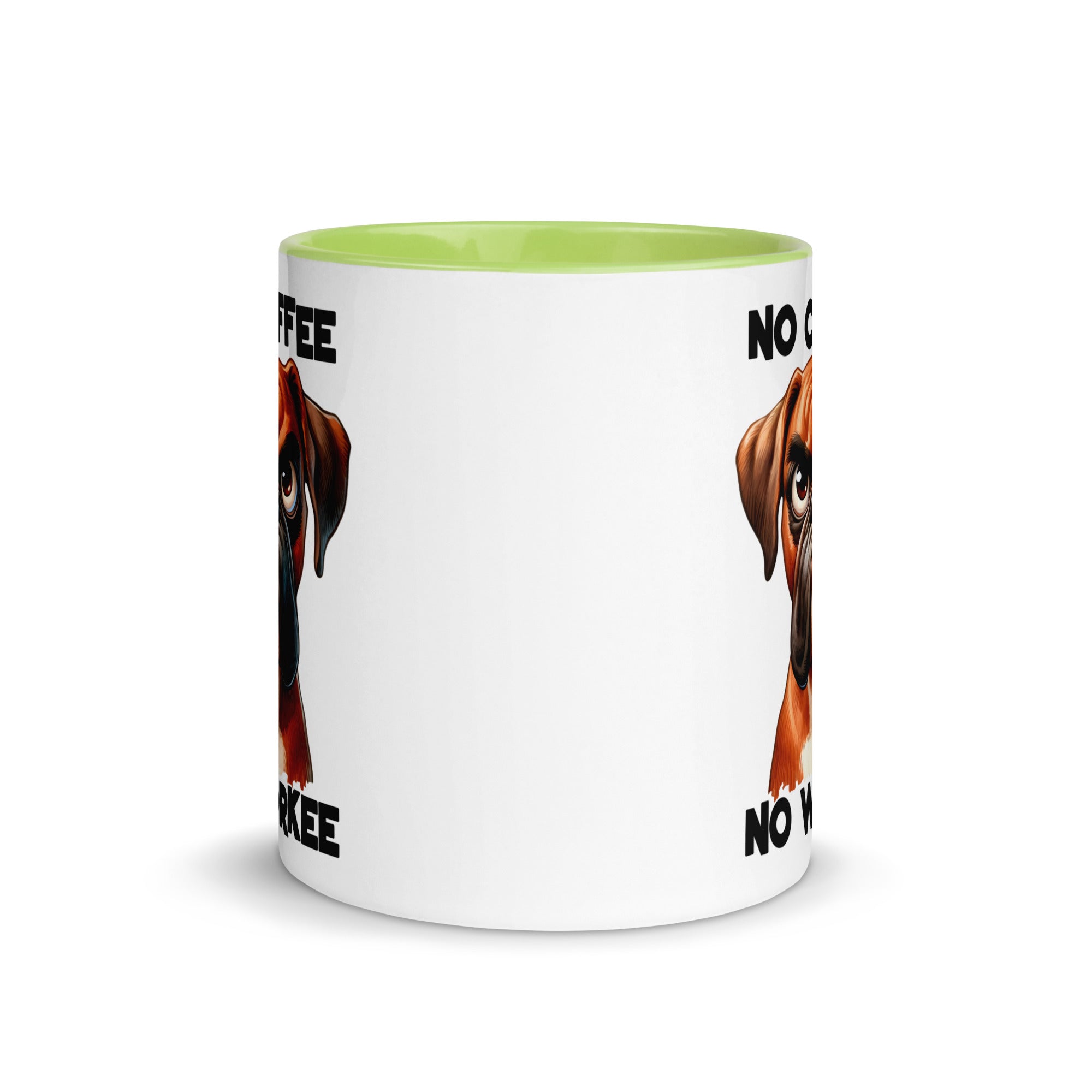 No Coffee No Workee- Bull Dog Mug-Phoenix Styles