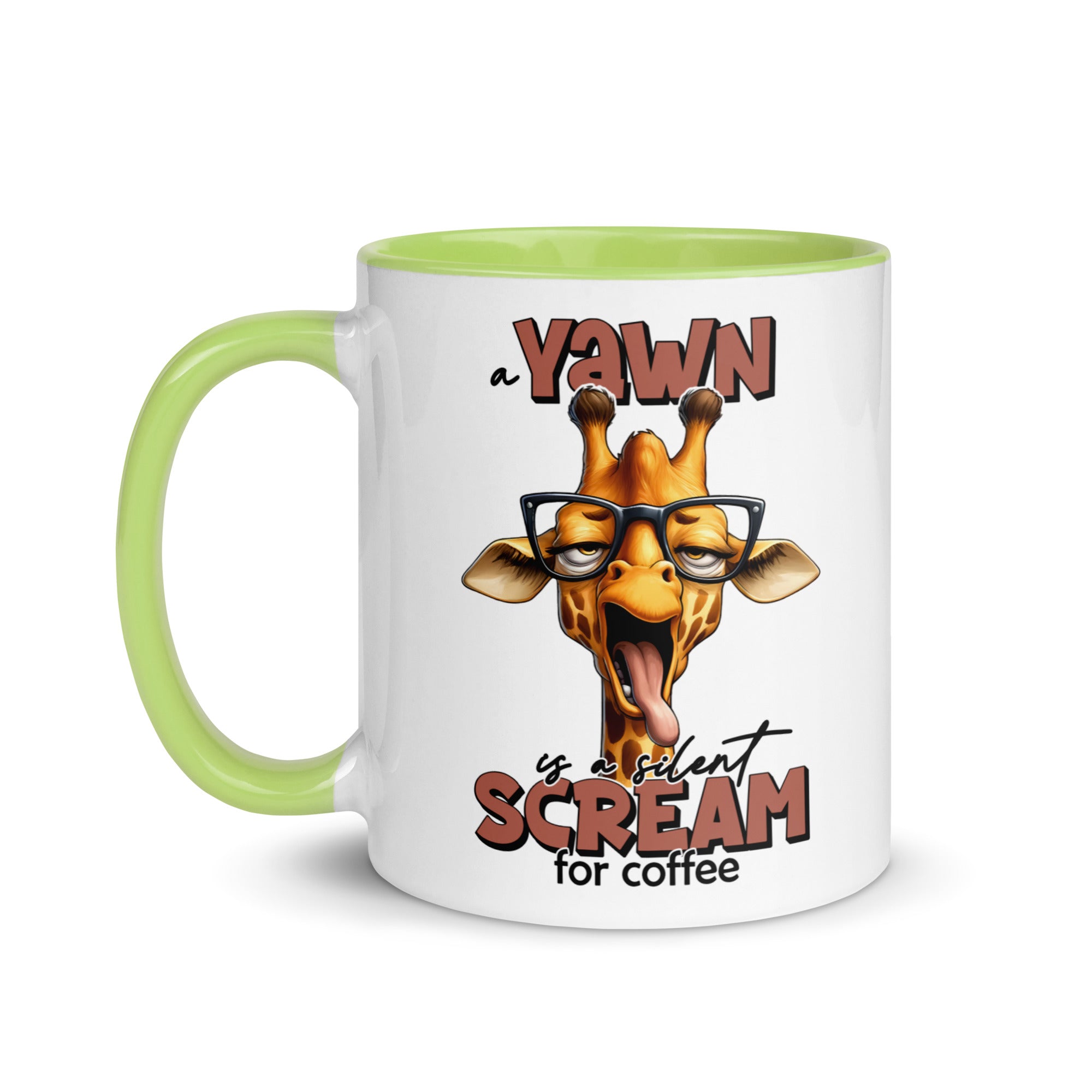 Yawn is a Silent Scream for Coffee Mug-Phoenix Styles