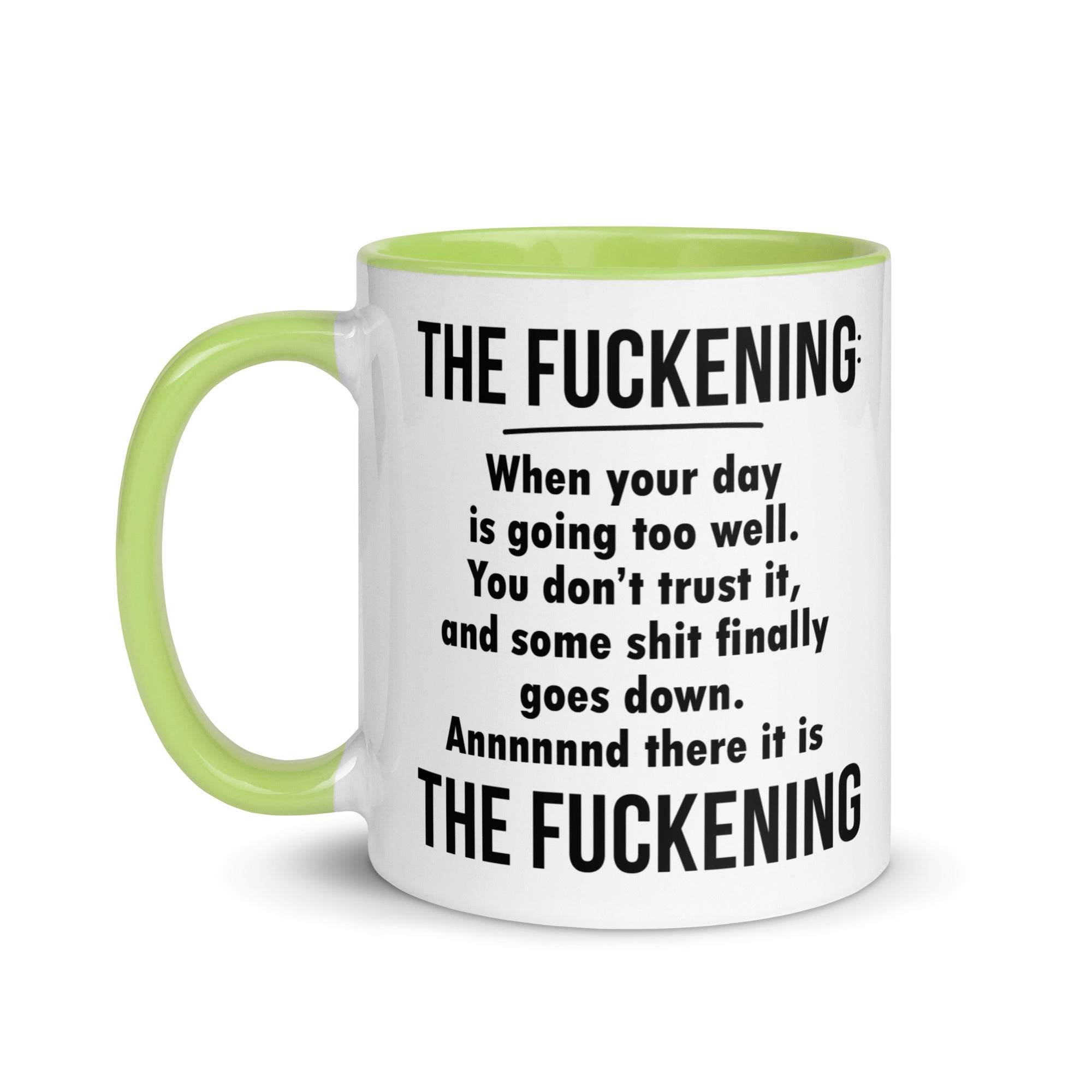 FUCKENING Mug with Color Inside-Phoenix Styles