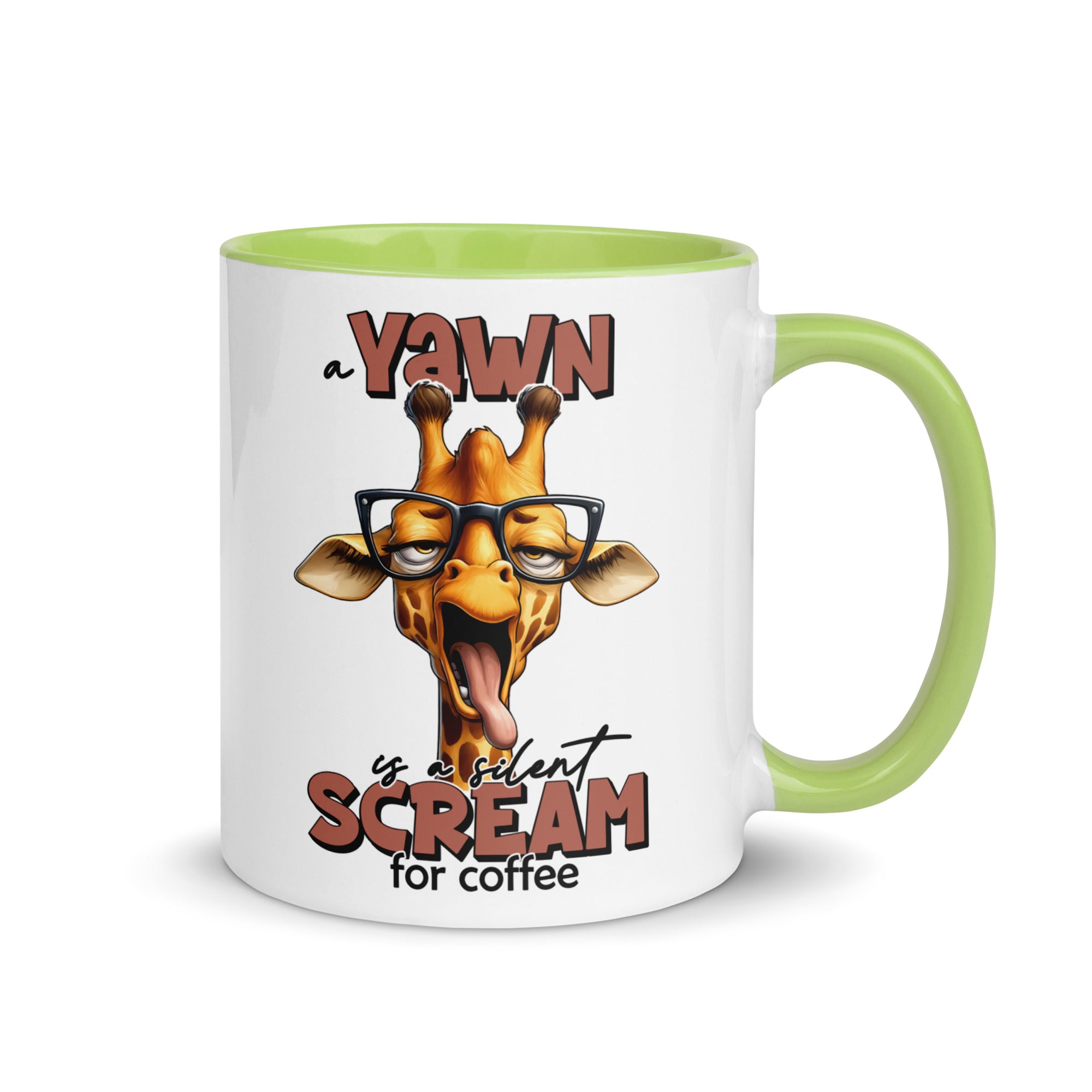 Yawn is a Silent Scream for Coffee Mug-Phoenix Styles