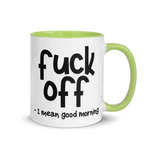 Fuck Off Mug with Color Inside-Phoenix Styles