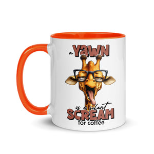 Yawn is a Silent Scream for Coffee Mug-Phoenix Styles