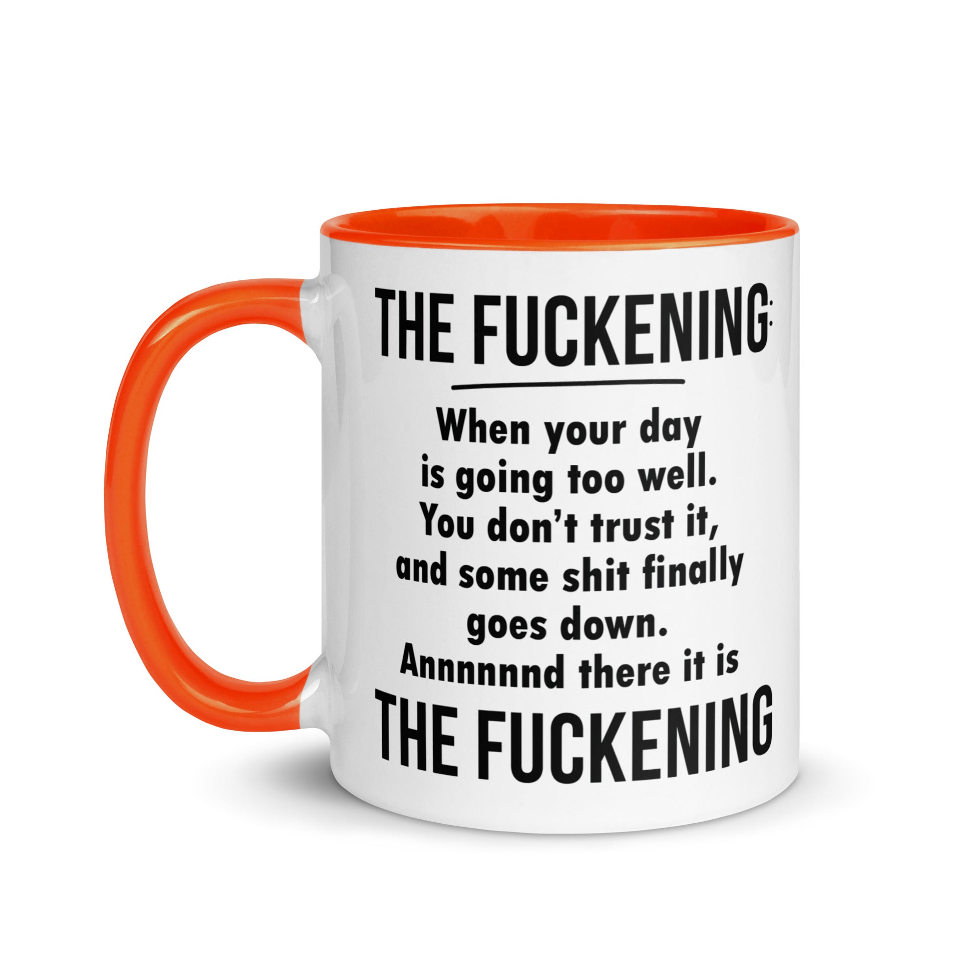 FUCKENING Mug with Color Inside-Phoenix Styles