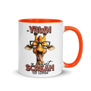 Yawn is a Silent Scream for Coffee Mug-Phoenix Styles