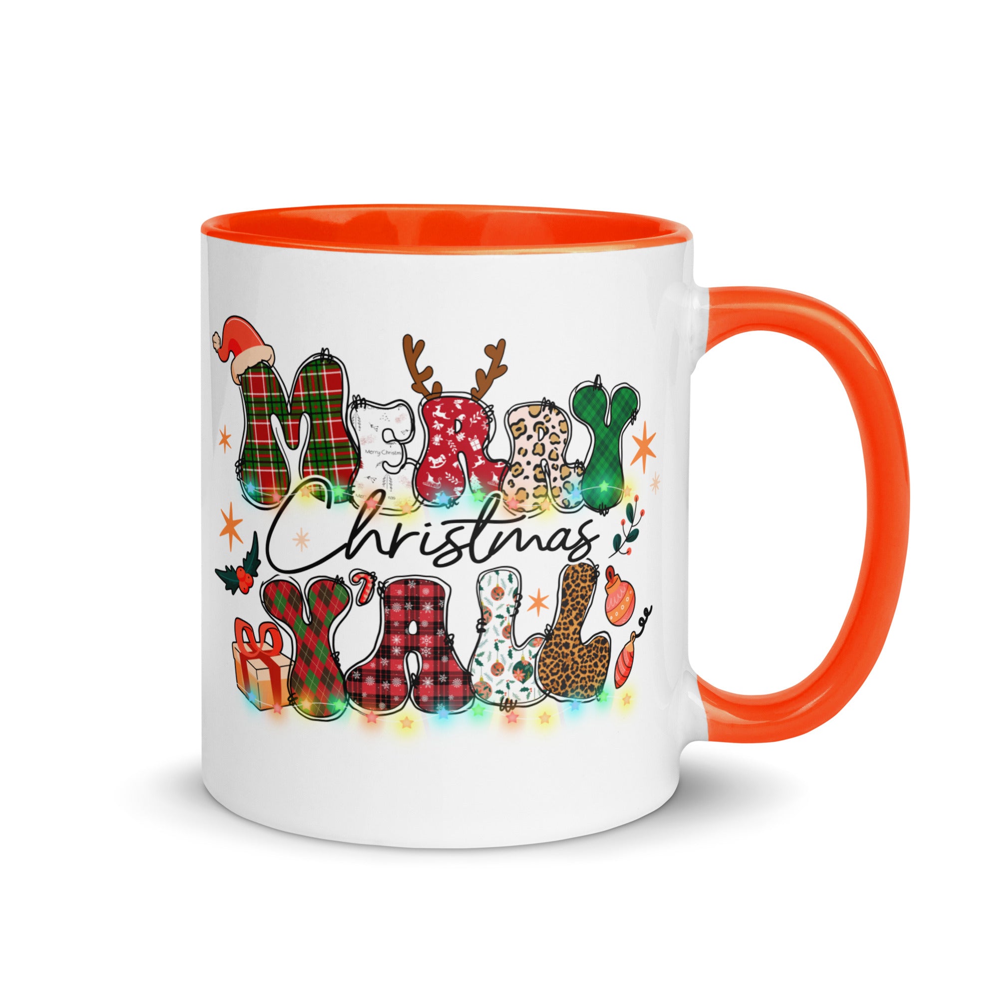 Merry Christmas Yall Mug with Color Inside-Phoenix Styles